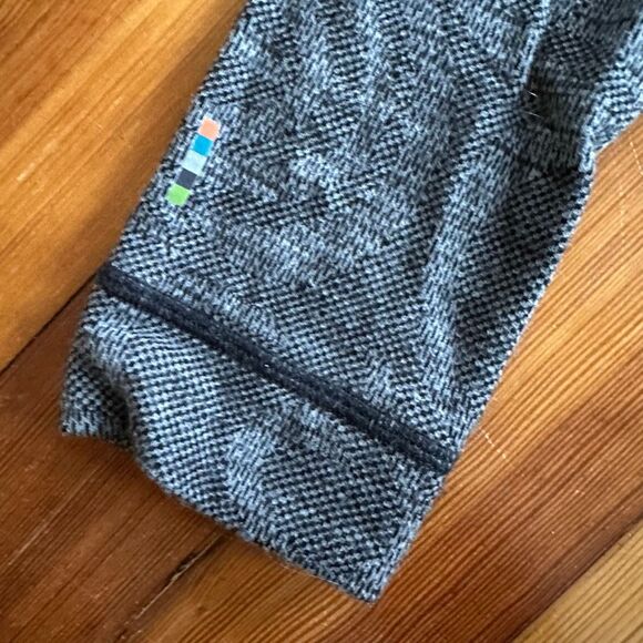 Smartwool Women's Merino 250 Base Layer 1/4 Zip in Gray Pattern Size XS - Picture 6 of 6